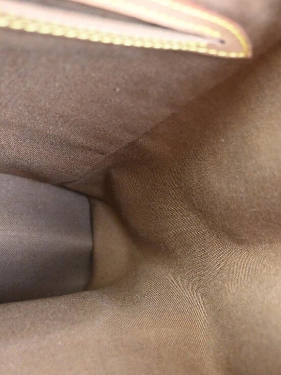 LOUIS VUITTON Montsouris MM Backpack Bag Monogram Leather Brown M51136 77AA208 main image 7